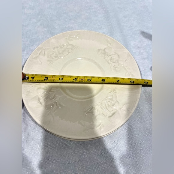 Mushroom Saucer Vintage Plates set of 2 - Picture 7 of 11